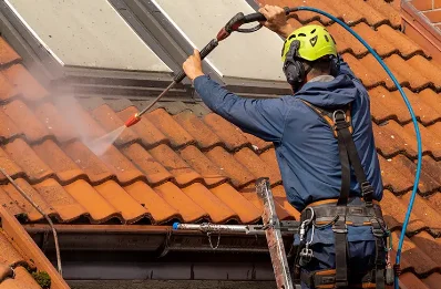 Démoussage et hydrofuge de toiture à Méménil
